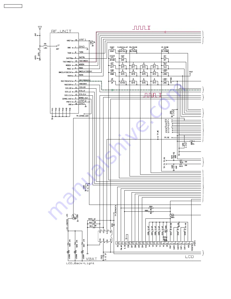 Panasonic KX-TC1709LBB Service Manual Download Page 68