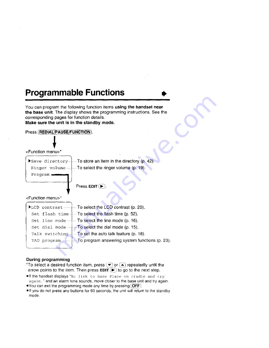 Panasonic KX-TC1733B Operating Instructions Manual Download Page 17