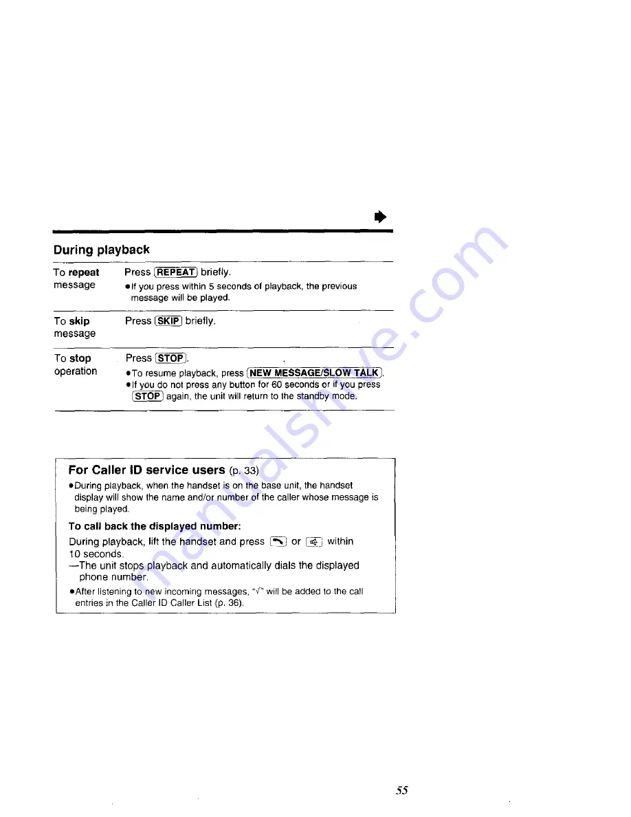 Panasonic KX-TC1733B Operating Instructions Manual Download Page 55