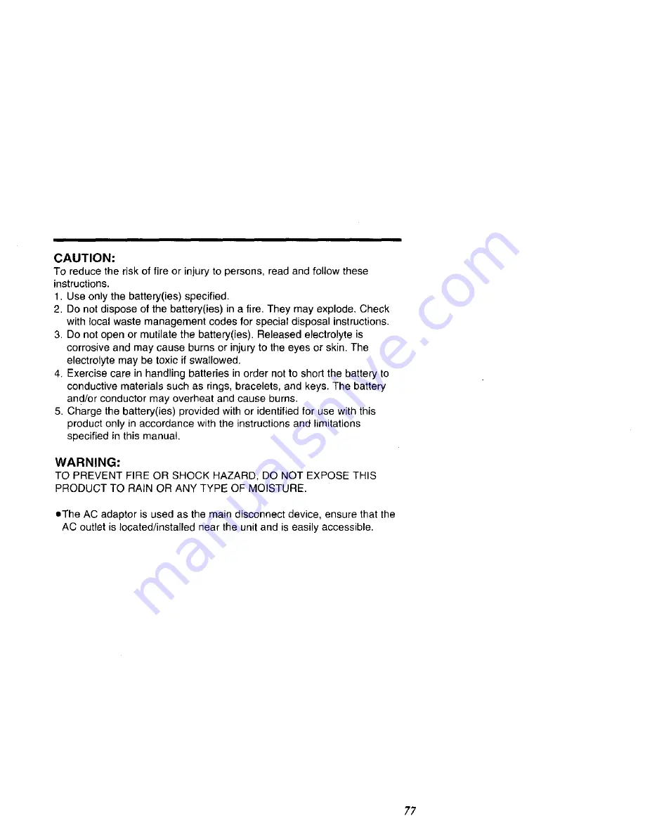 Panasonic KX-TC1733B Operating Instructions Manual Download Page 77