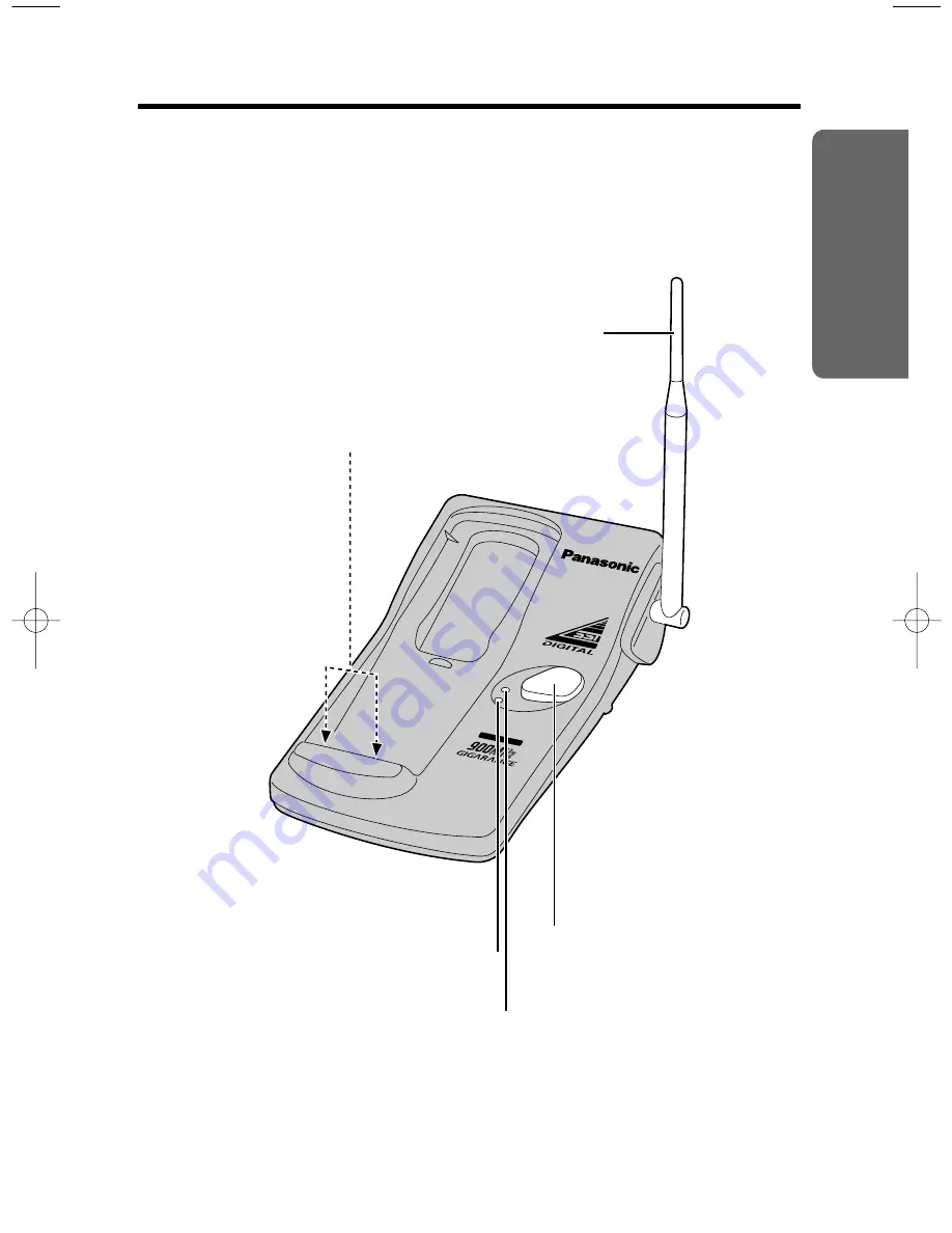 Panasonic KX-TC1851B - 900 MHz DSS Cordless Phone Operating Instructions Manual Download Page 7