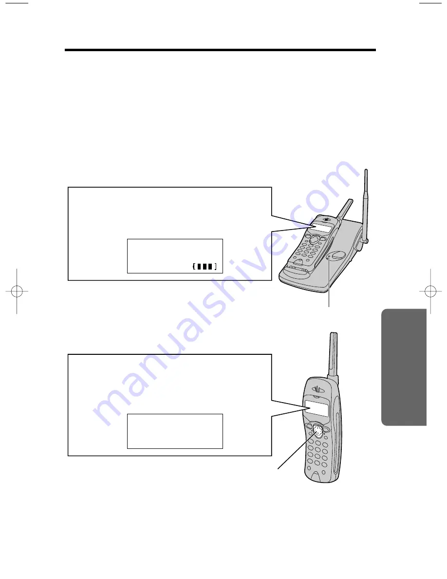 Panasonic KX-TC1851B - 900 MHz DSS Cordless Phone Скачать руководство пользователя страница 23