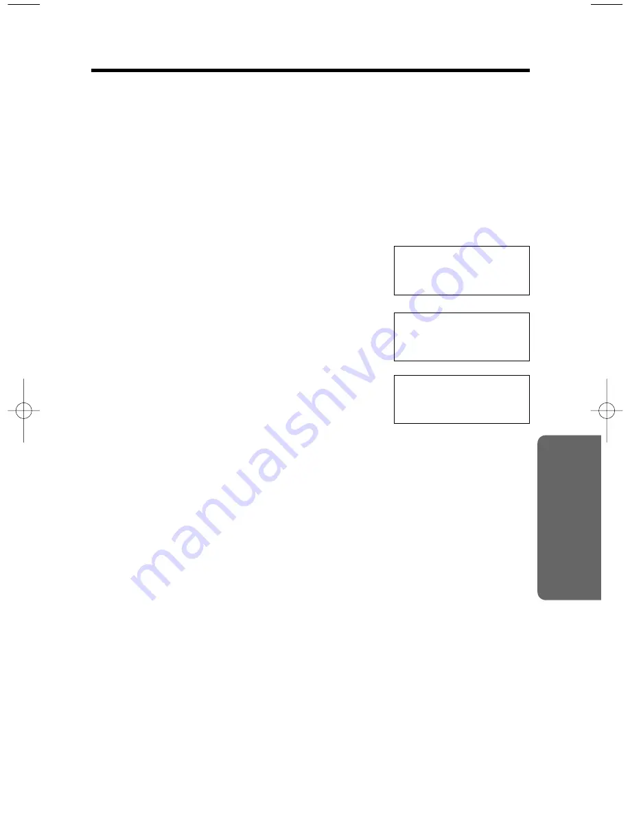 Panasonic KX-TC1851B - 900 MHz DSS Cordless Phone Operating Instructions Manual Download Page 39