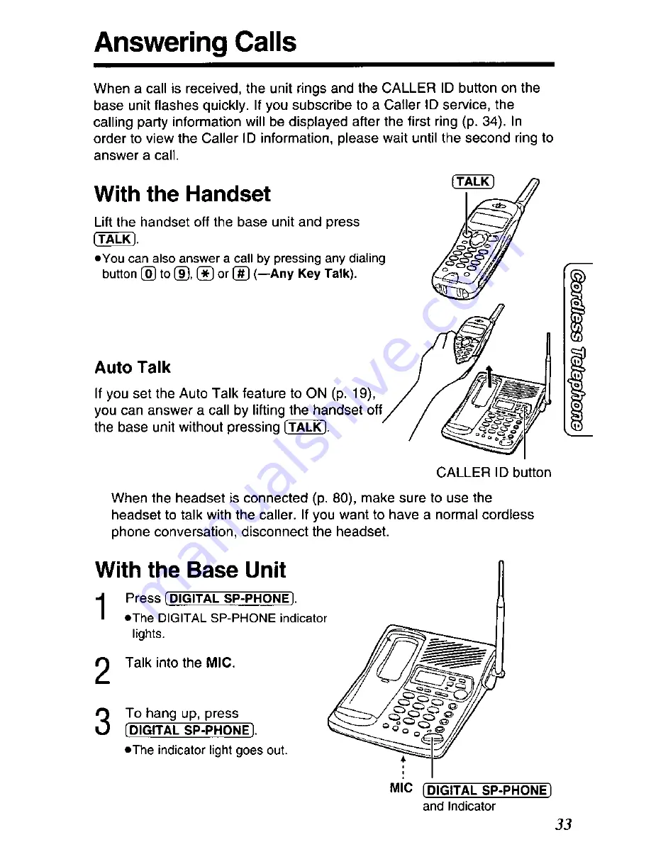 Panasonic KX-TC1868B User Manual Download Page 33