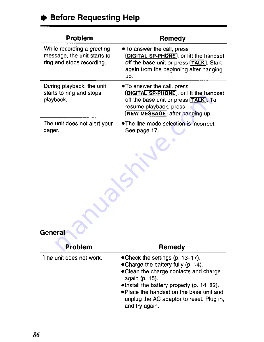 Panasonic KX-TC1868B User Manual Download Page 86