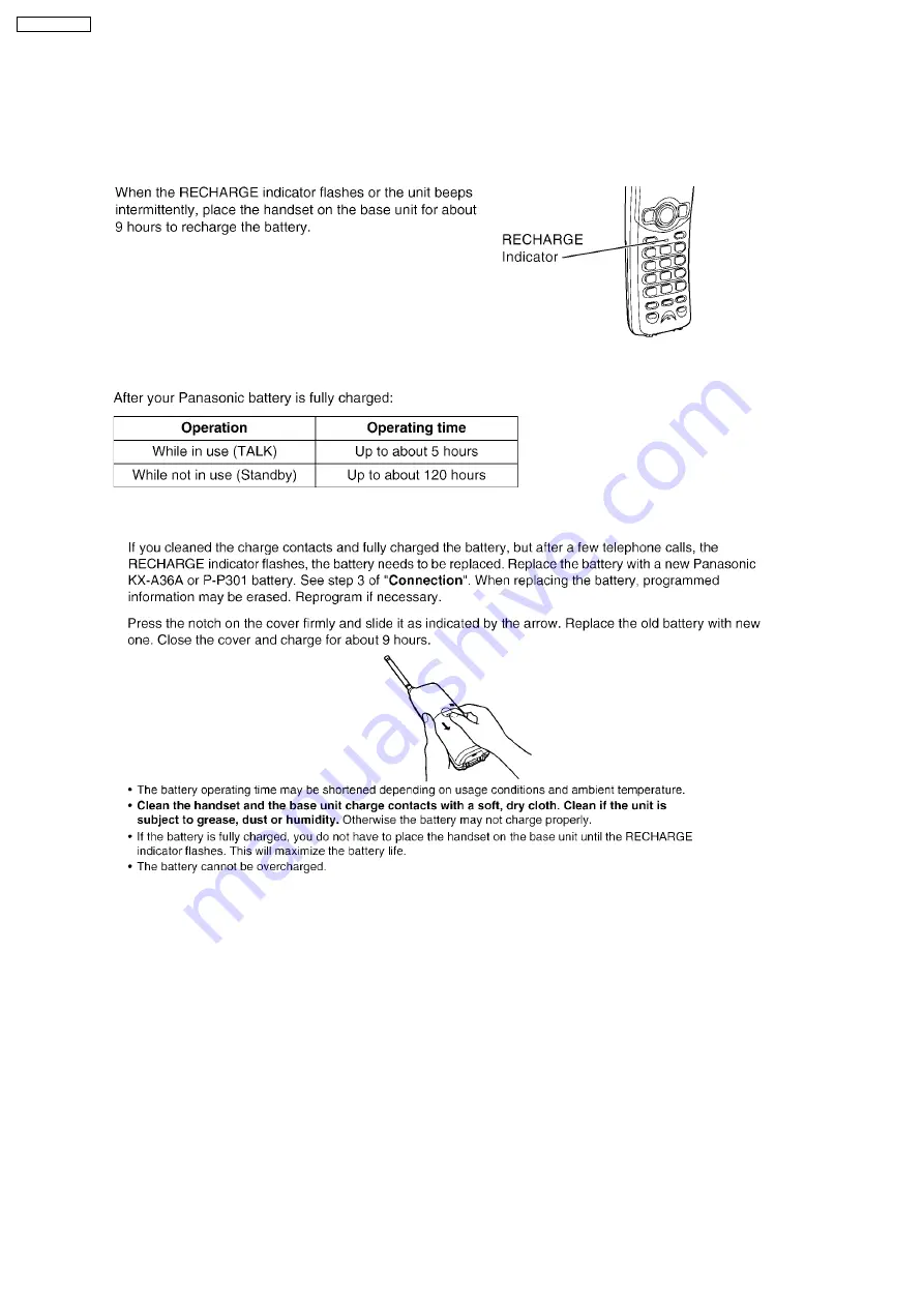 Panasonic KX-TC2101BXB Service Manual Download Page 6