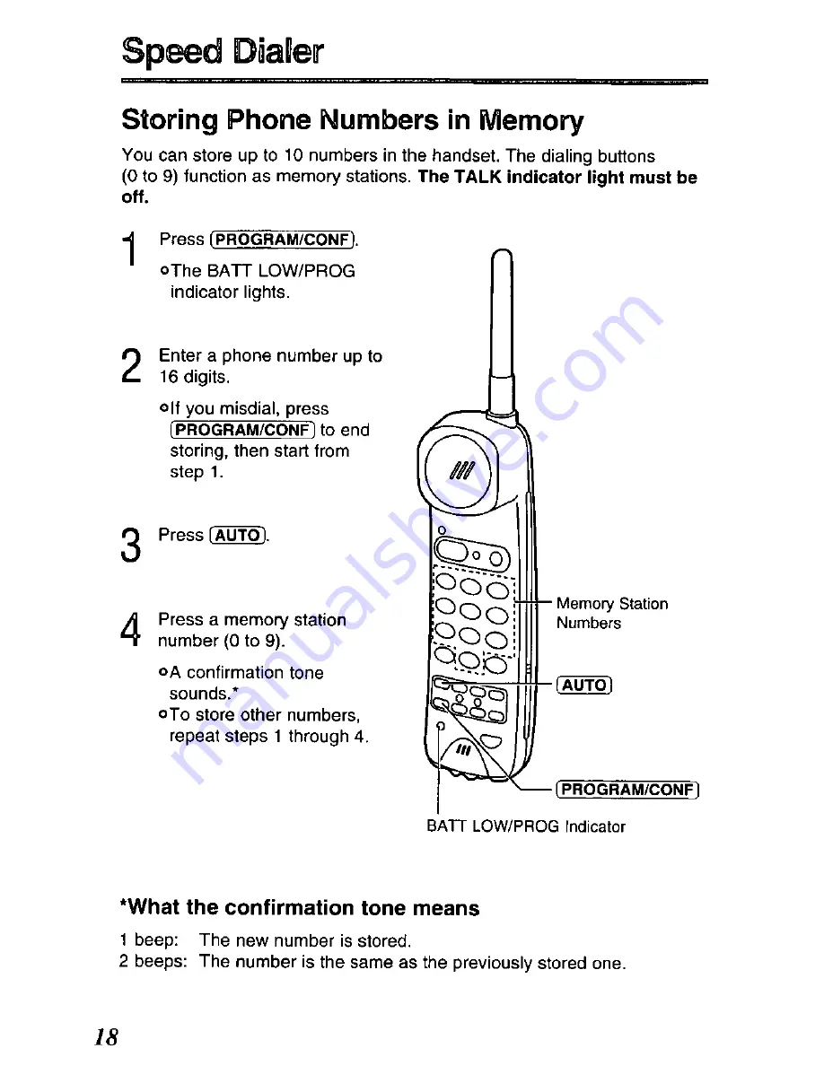 Panasonic KX-TC282B Скачать руководство пользователя страница 18