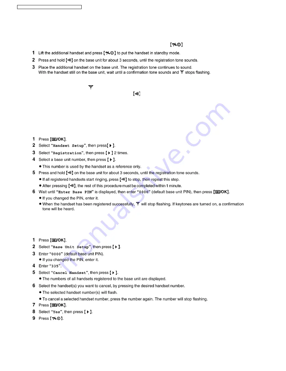 Panasonic KX-TCA121EXT Service Manual Download Page 26