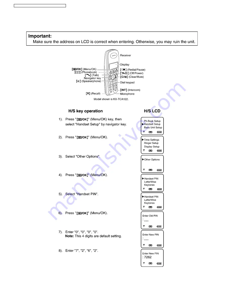 Panasonic KX-TCA121EXT Скачать руководство пользователя страница 86