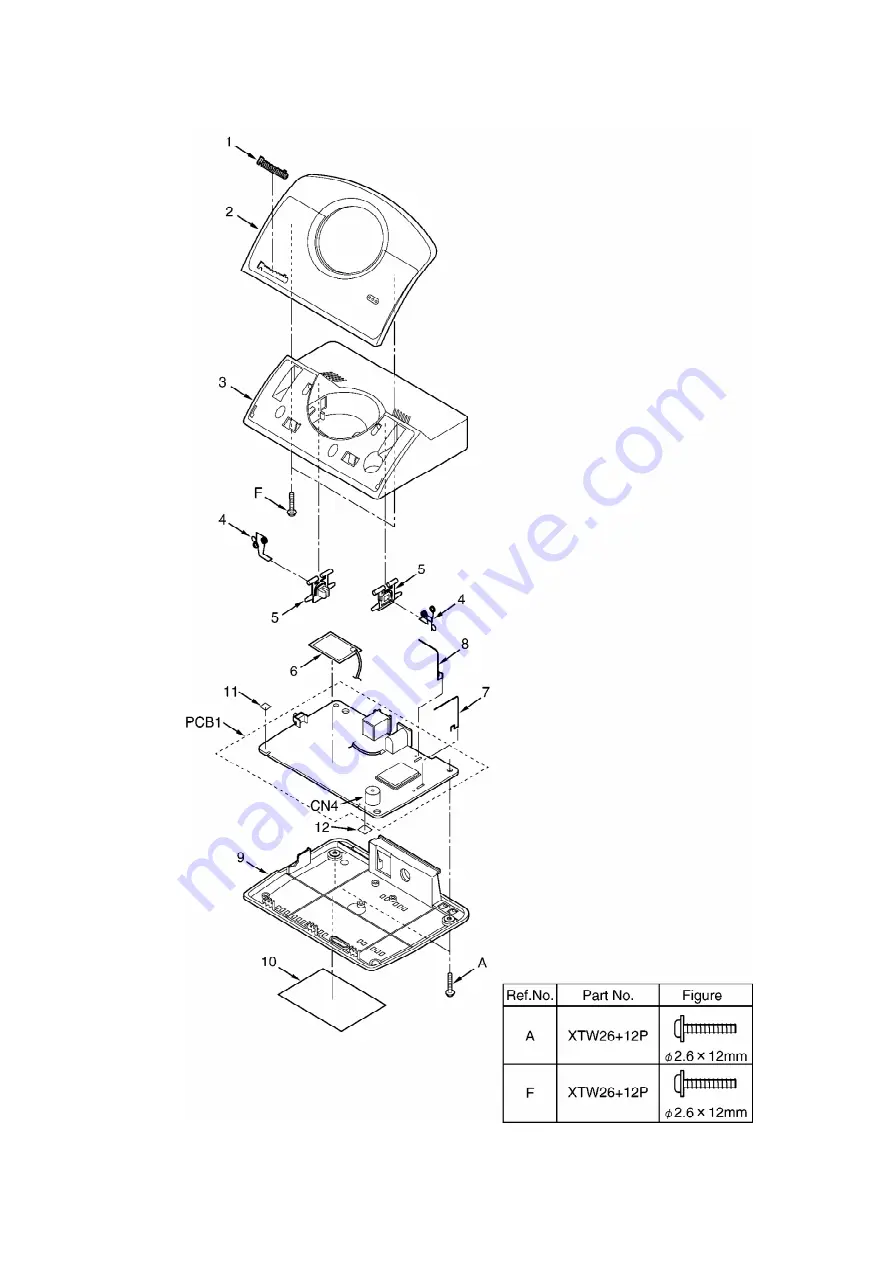 Panasonic KX-TCA150EXV Service Manual Download Page 105