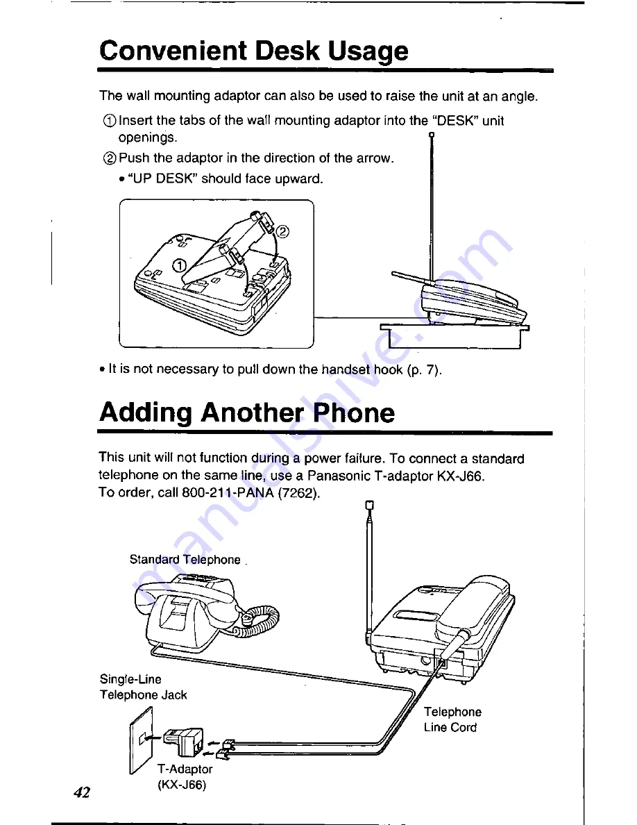 Panasonic KX-TCC106B User Manual Download Page 42