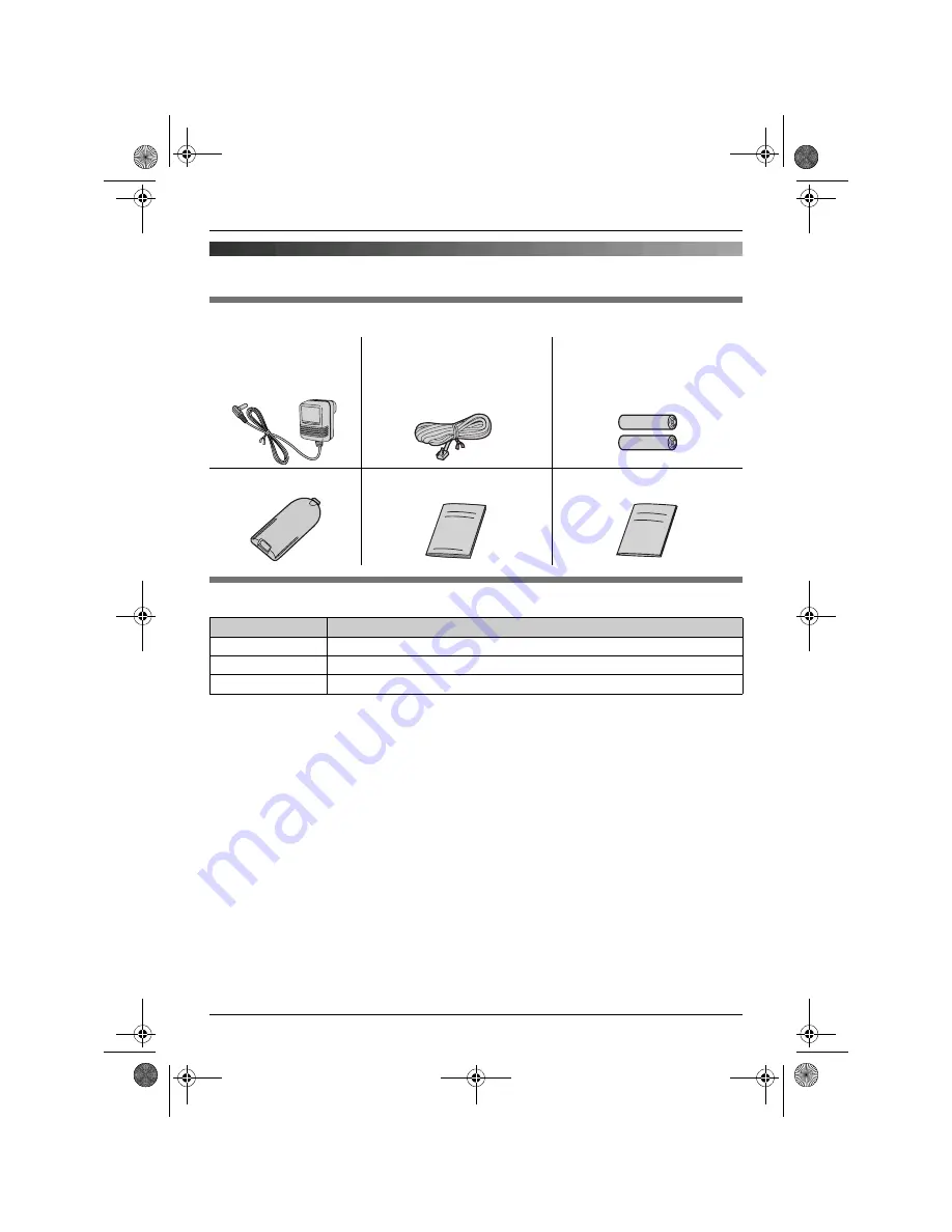 Panasonic KX-TCD230FX Operating Instructions Manual Download Page 6