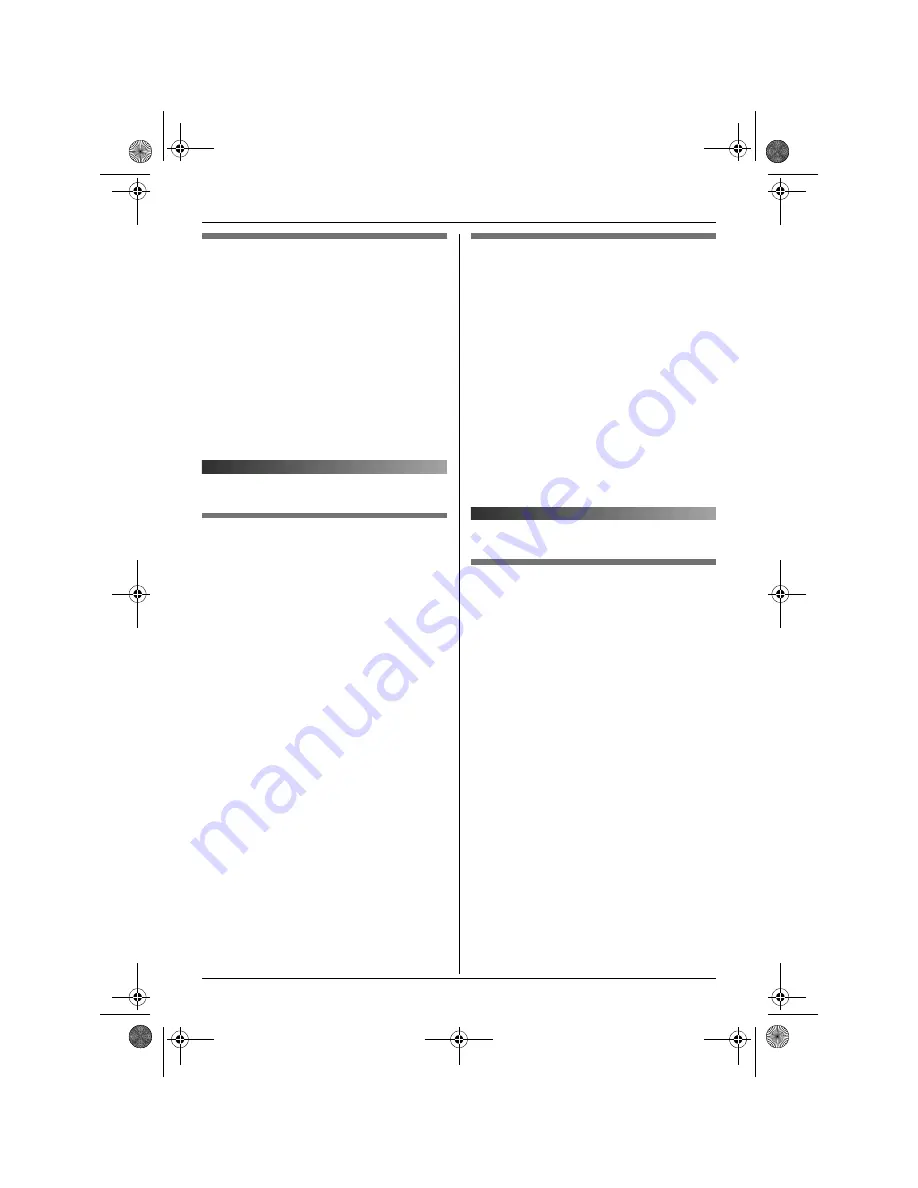 Panasonic KX-TCD230FX Operating Instructions Manual Download Page 30