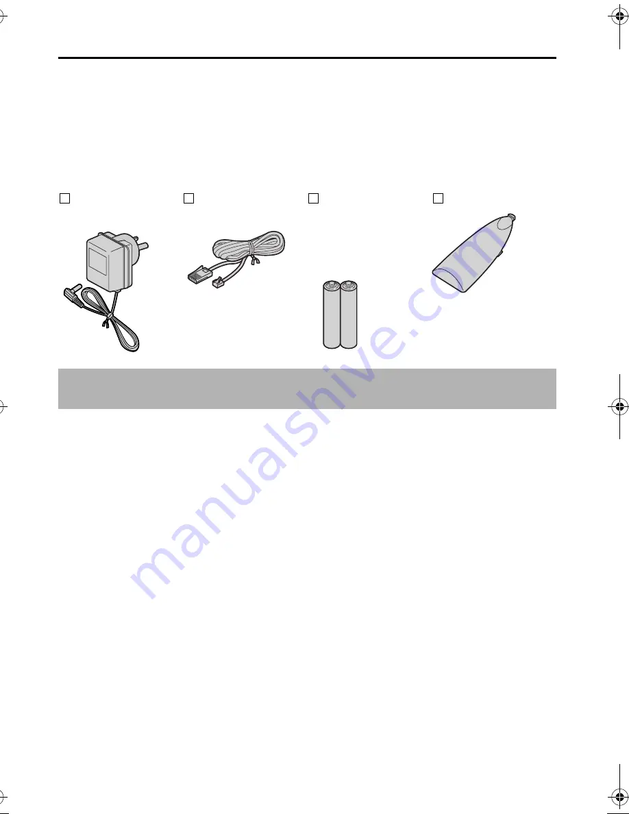 Panasonic KX-TCD400 Operating Instructions Manual Download Page 2