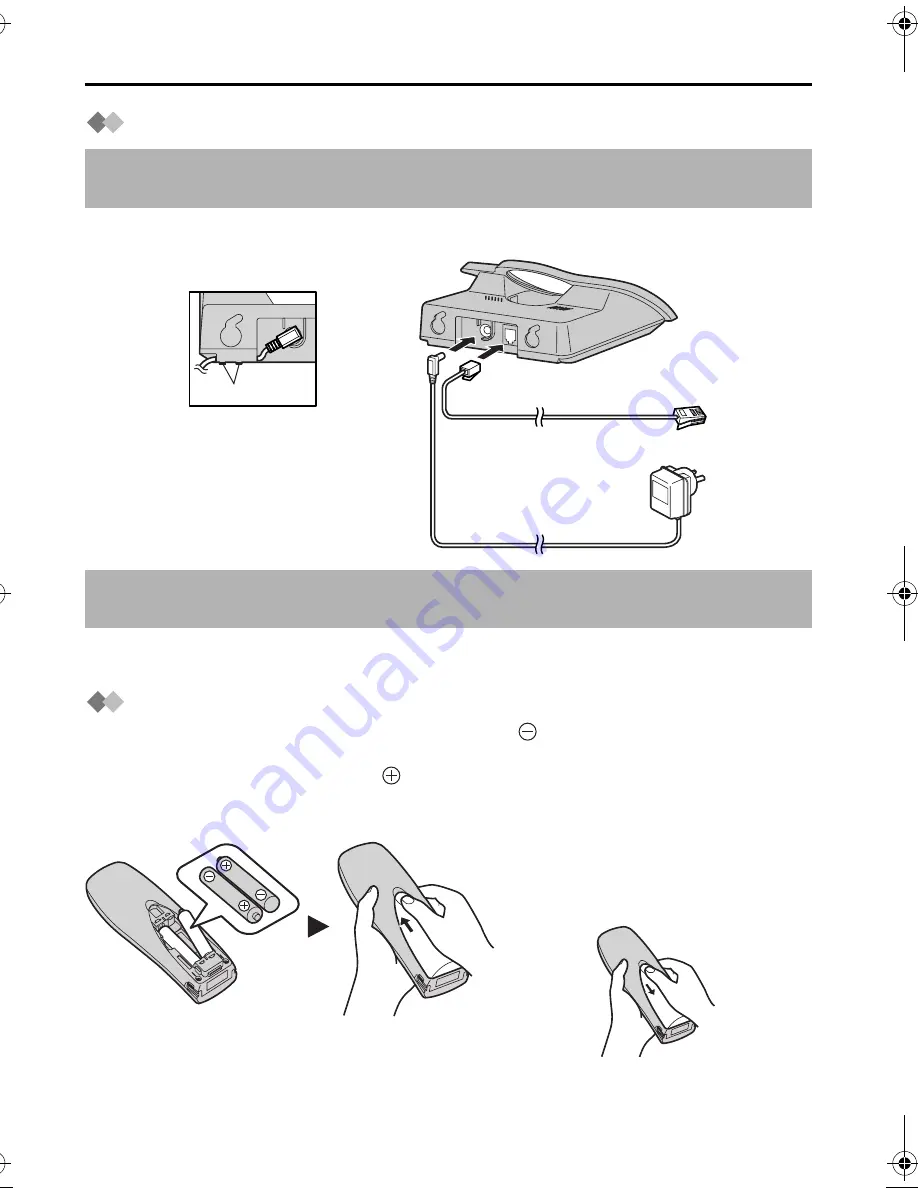 Panasonic KX-TCD400 Operating Instructions Manual Download Page 4