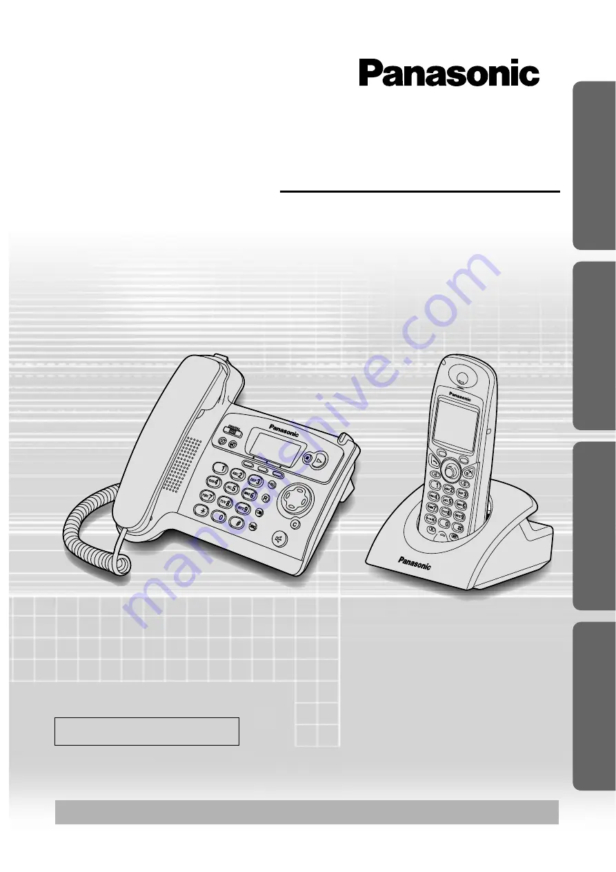 Panasonic KX-TCD540NZ Скачать руководство пользователя страница 1