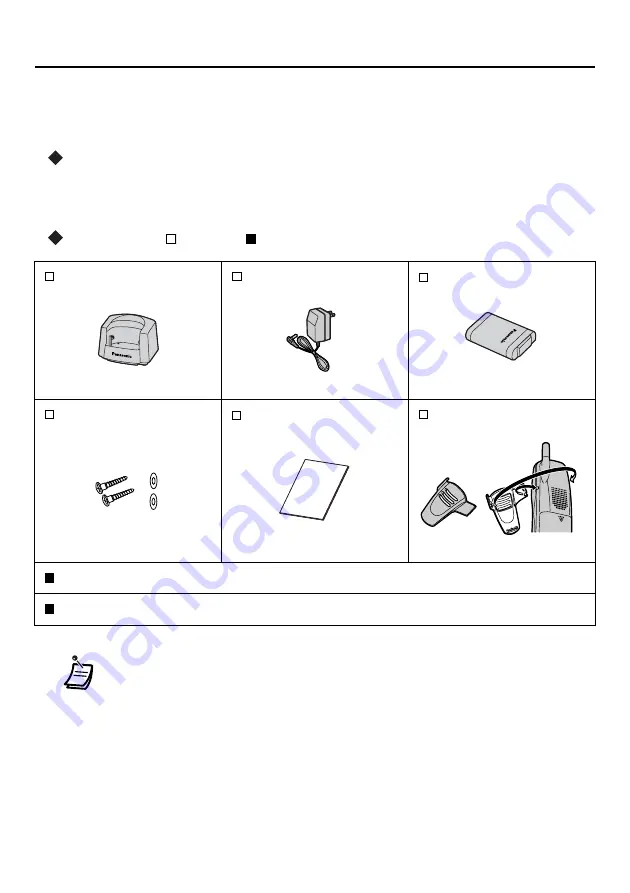 Panasonic KX-TD7680 - Digital Wireless Telephone Operating Instructions Manual Download Page 2