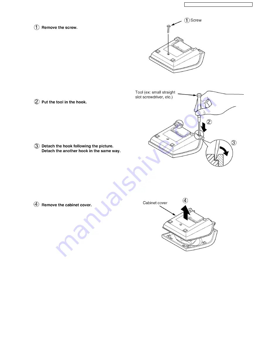 Panasonic KX-TG1032S Service Manual Download Page 53