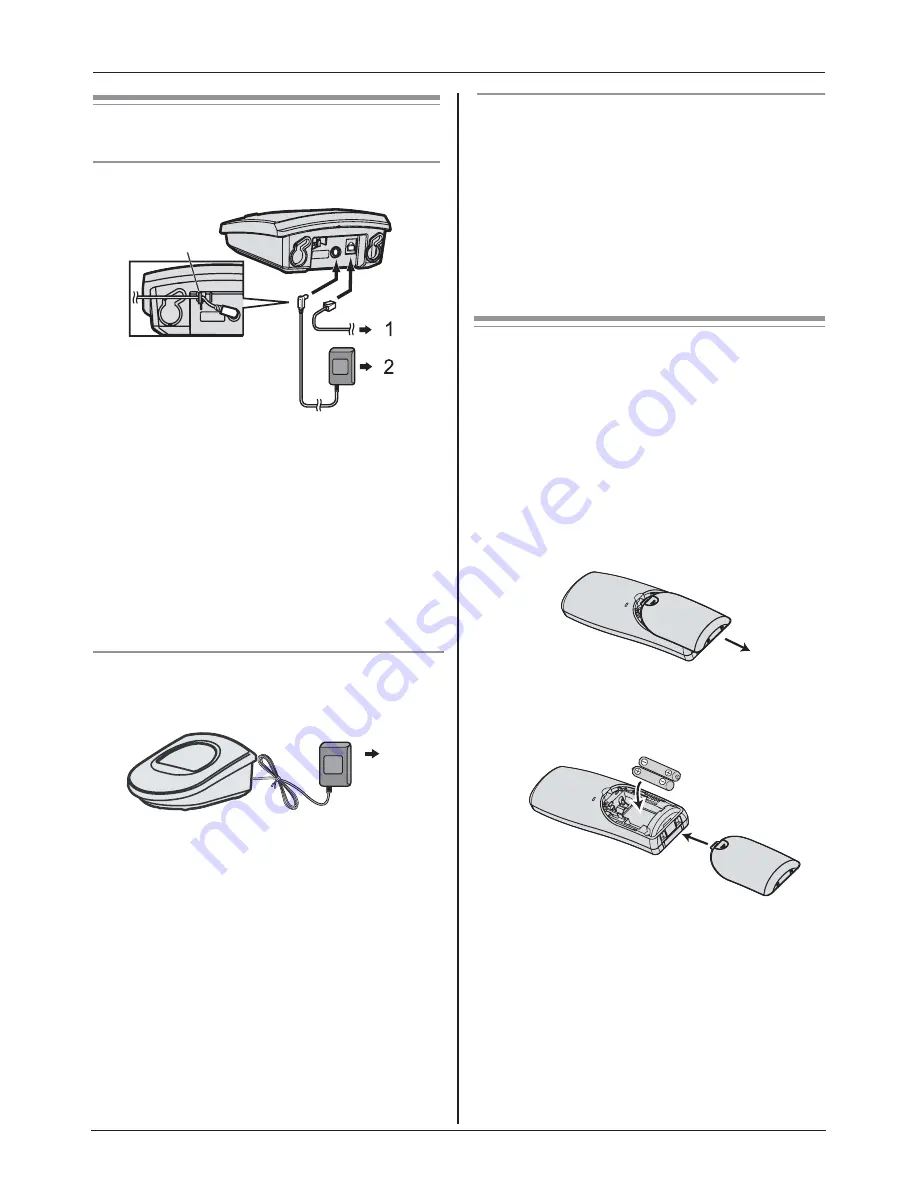 Panasonic KX-TG1070FX Operating Instructions Manual Download Page 6