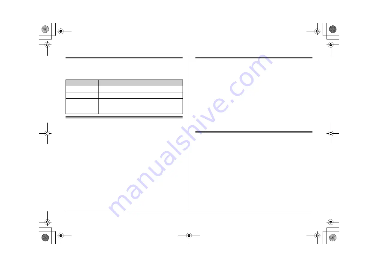 Panasonic KX-TG1311CX Operating Instructions Manual Download Page 9