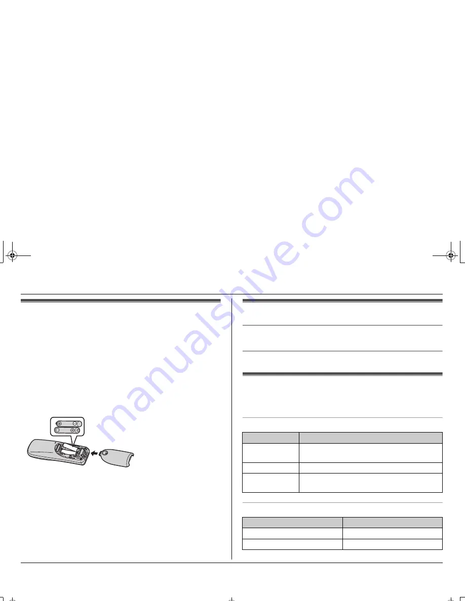 Panasonic KX-TG1311NZ Operating Instructions Manual Download Page 7