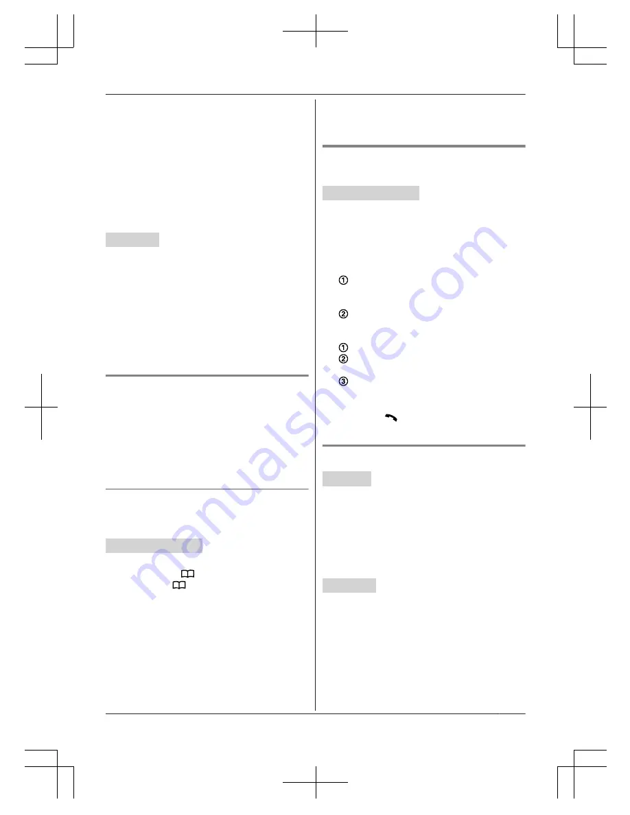 Panasonic KX-TG132CSK Operating Instructions Manual Download Page 23