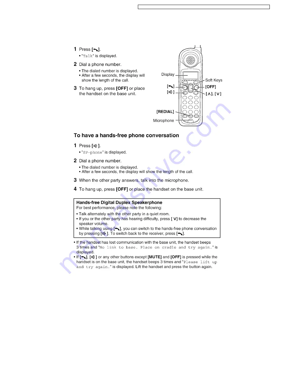 Panasonic KX-TG2220BXB Скачать руководство пользователя страница 17