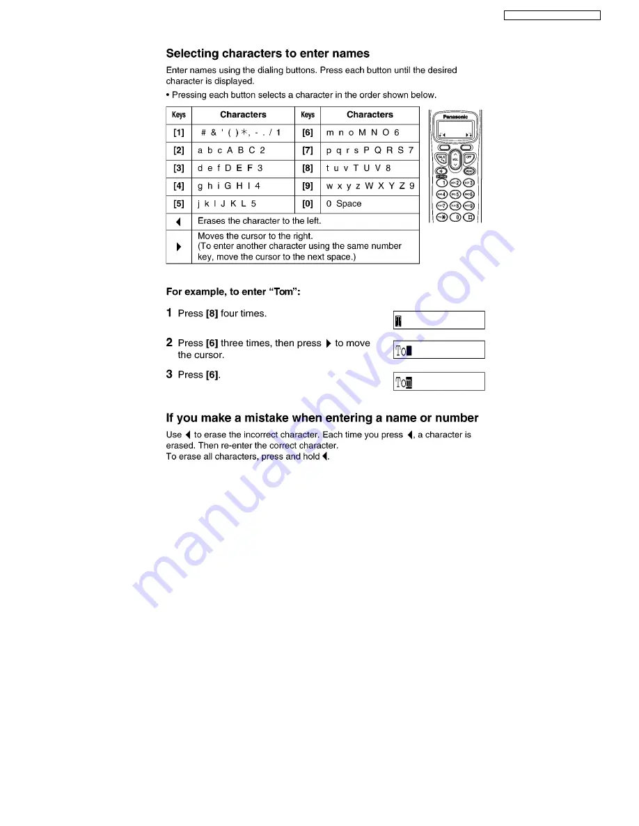 Panasonic KX-TG2240BXS Скачать руководство пользователя страница 25