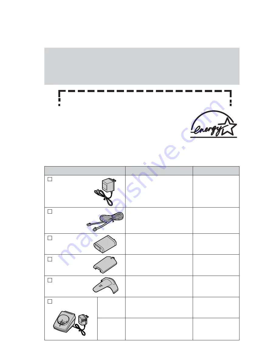 Panasonic KX TG2382PW Скачать руководство пользователя страница 2