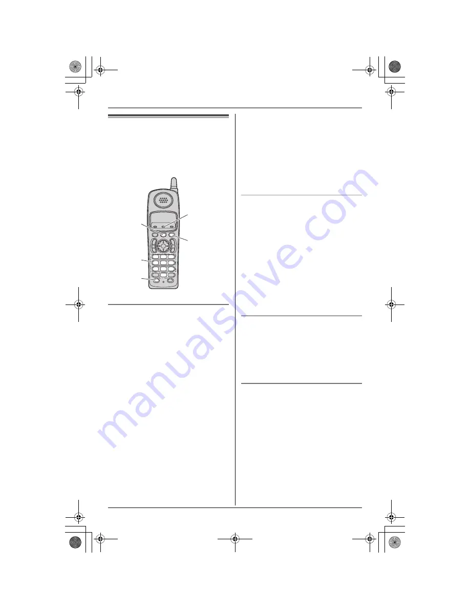 Panasonic KX-TG2411C Скачать руководство пользователя страница 16