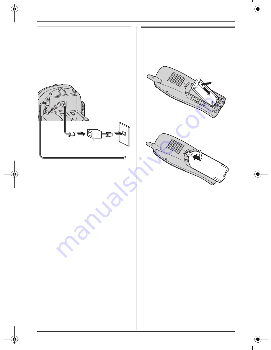 Panasonic KX-TG2420 Operating Instructions Manual Download Page 10