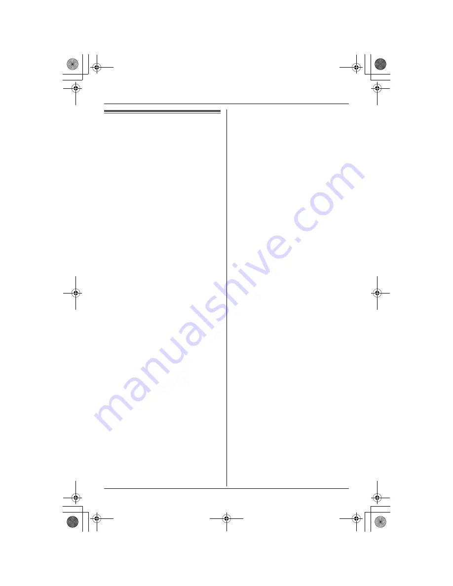 Panasonic KX-TG2421AL Operating Instructions Manual Download Page 48