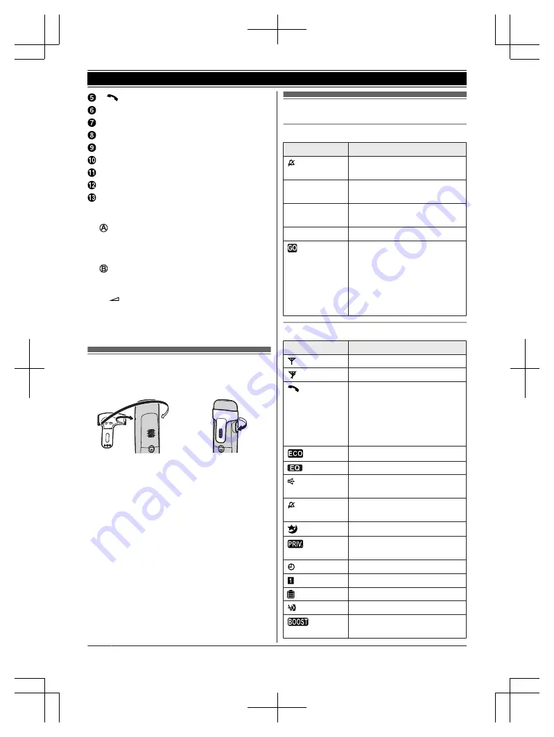 Panasonic KX-TG243CSK Operating Instructions Manual Download Page 10