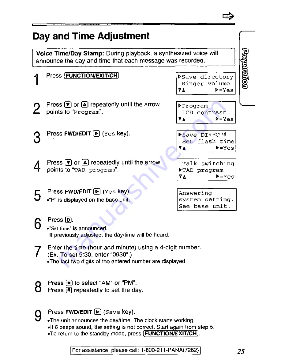 Panasonic KX-TG2481 Operating Instructions Manual Download Page 25