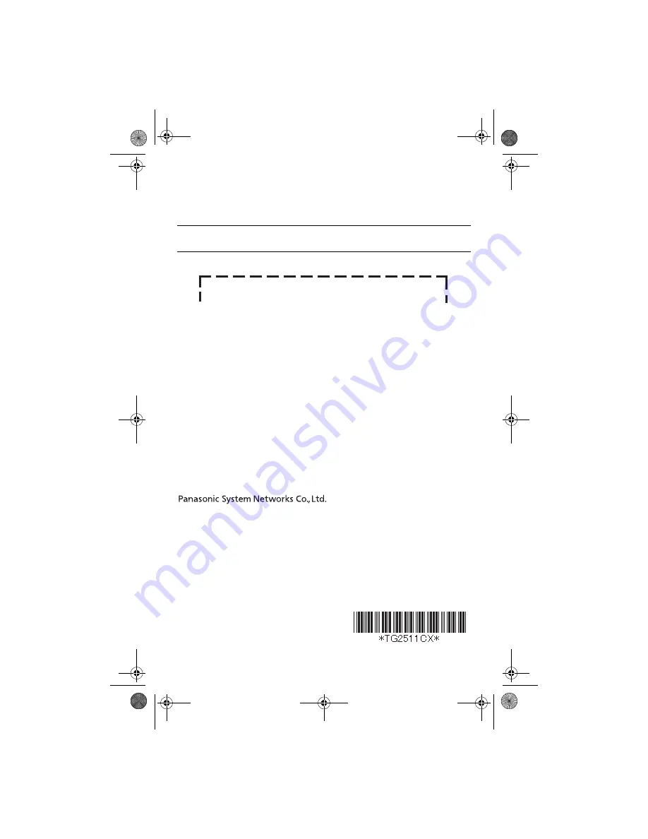 Panasonic KX-TG2511CX Operating Instructions Manual Download Page 44