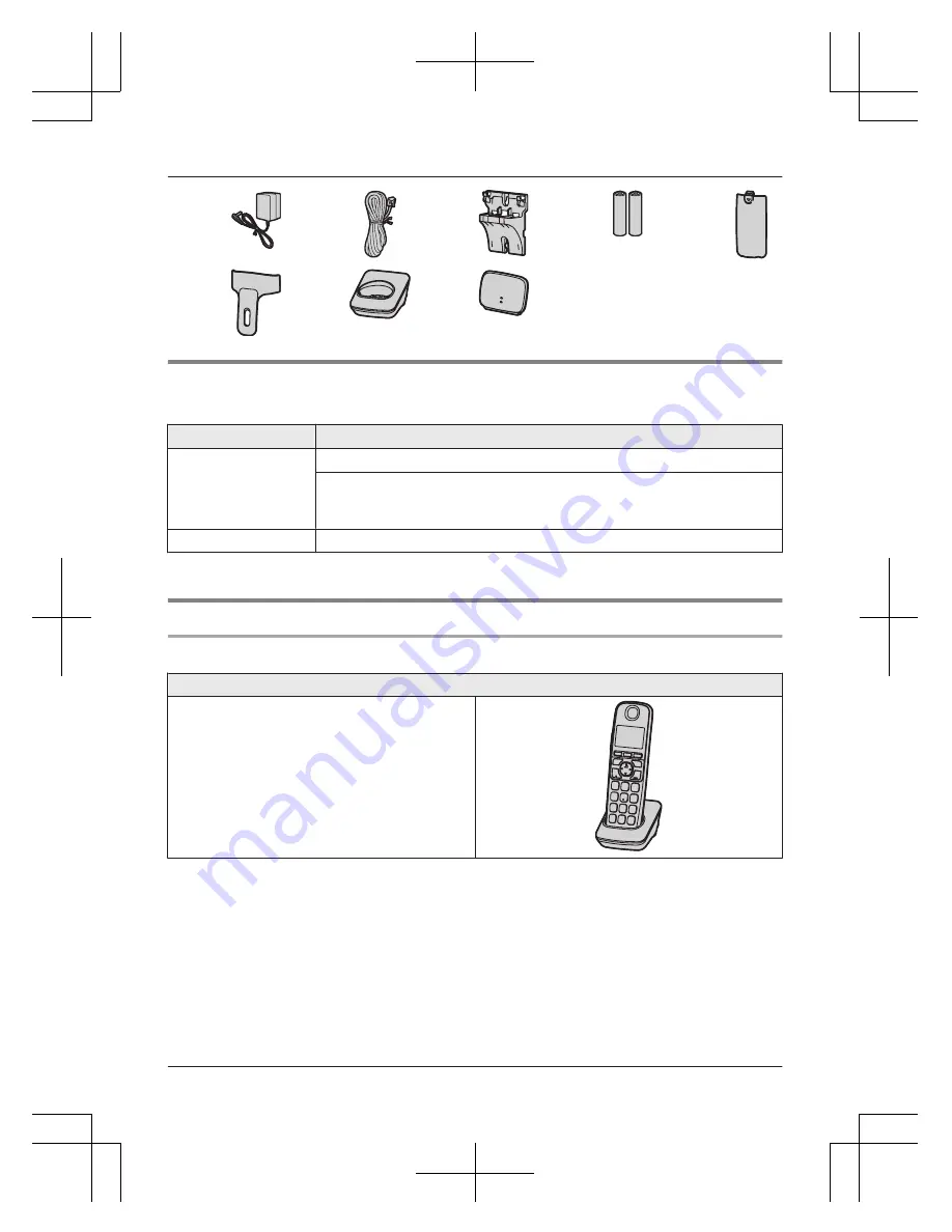 Panasonic KX-TG254CSK Скачать руководство пользователя страница 5