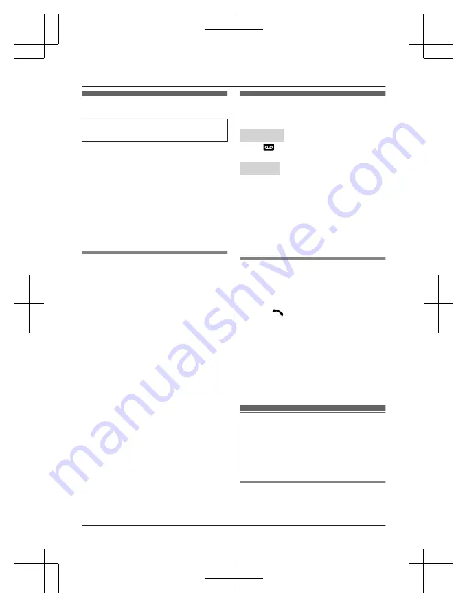 Panasonic KX-TG2711C Operating Instructions Manual Download Page 23