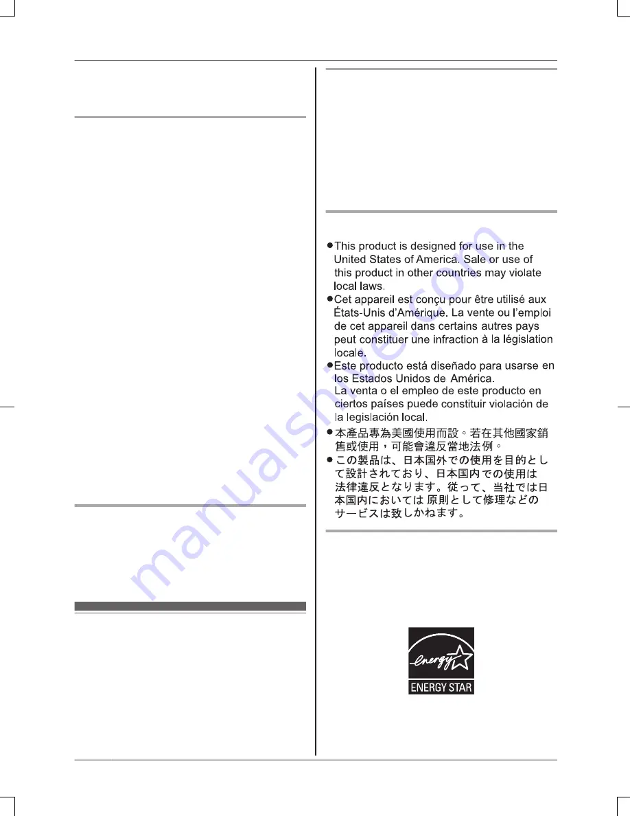 Panasonic KX-TG365SK Operating Instructions Manual Download Page 8