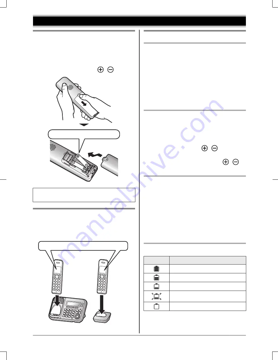 Panasonic KX-TG365SK Operating Instructions Manual Download Page 11