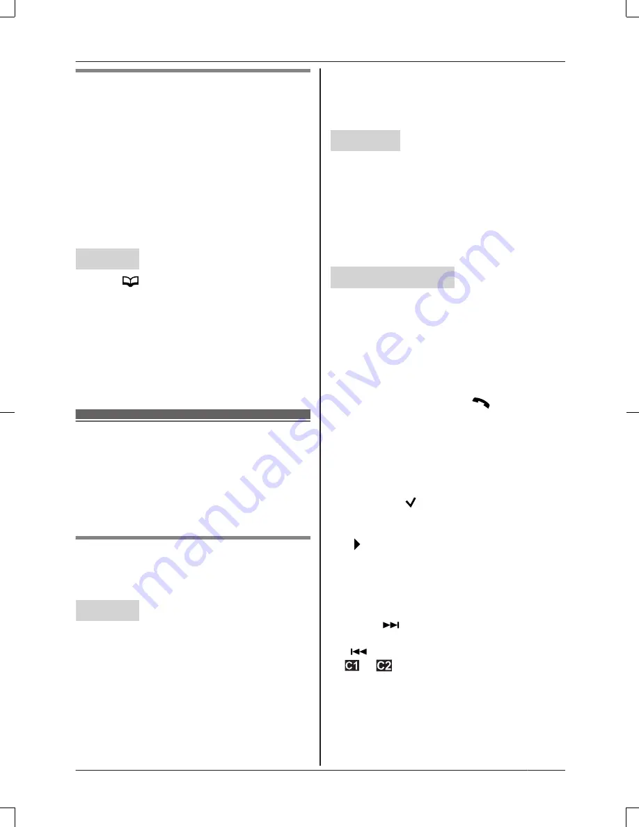 Panasonic KX-TG365SK Operating Instructions Manual Download Page 49