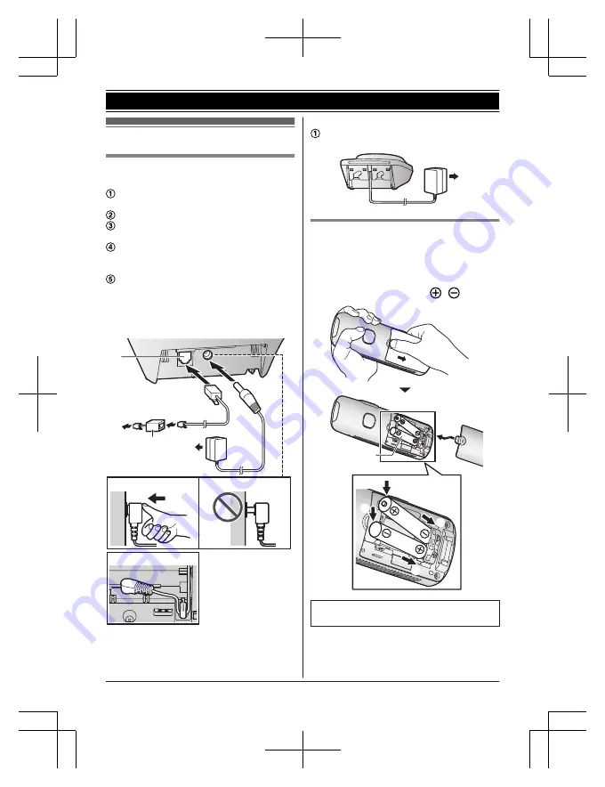 Panasonic KX-TG3834 Operating Instructions Manual Download Page 10