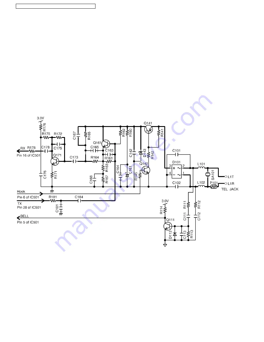 Panasonic KX-TG4011LAT Service Manual Download Page 14