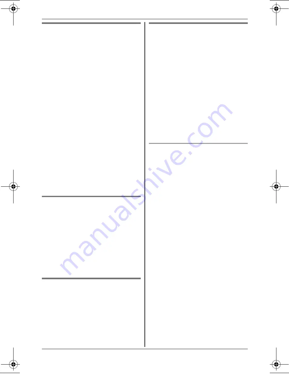 Panasonic KX-TG4011N Operating Instructions Manual Download Page 17