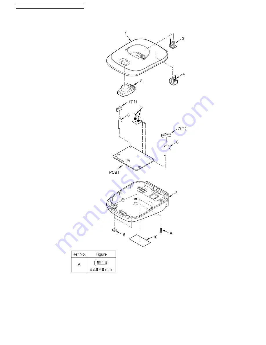 Panasonic KX-TG4011N Service Manual Download Page 70