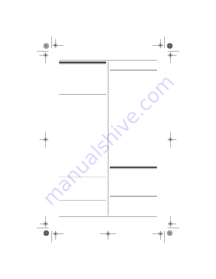 Panasonic KX-TG4311BX Operating Instructions Manual Download Page 25