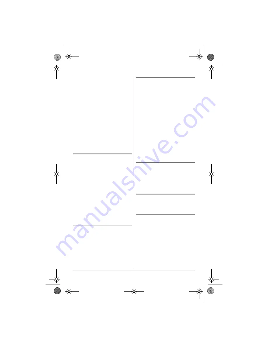 Panasonic KX-TG4311BX Operating Instructions Manual Download Page 26