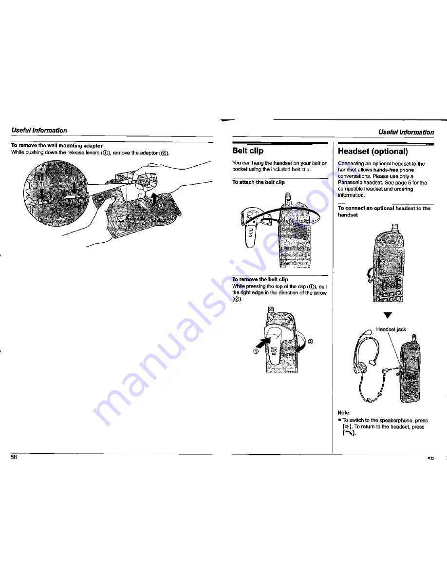 Panasonic KX-TG5561HK Operating Instructions Manual Download Page 30