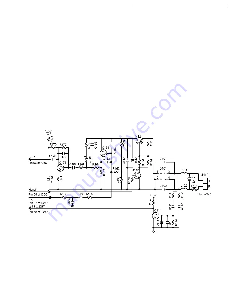 Panasonic KX-TG5631S Service Manual Download Page 61