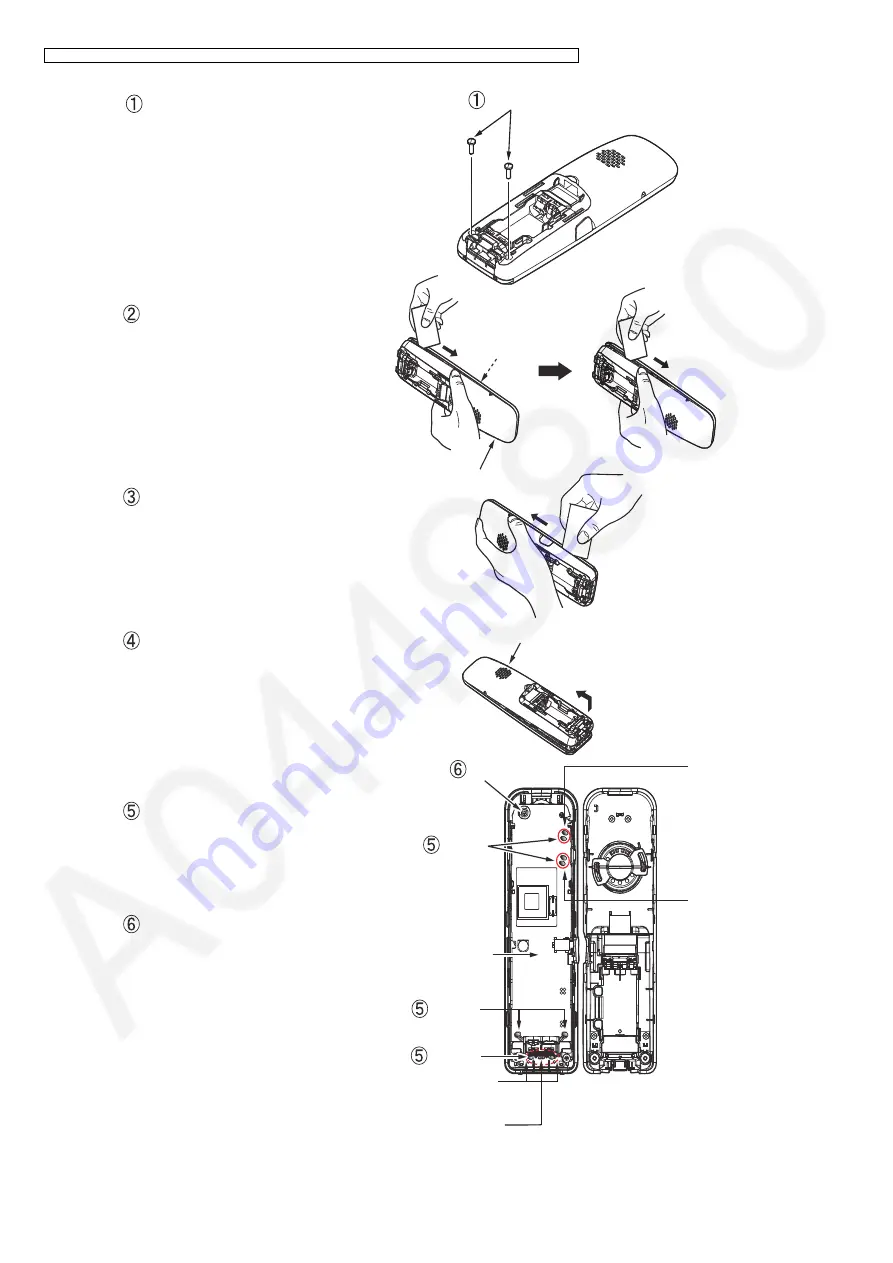 Panasonic KX-TG572SK Service Manual Download Page 52