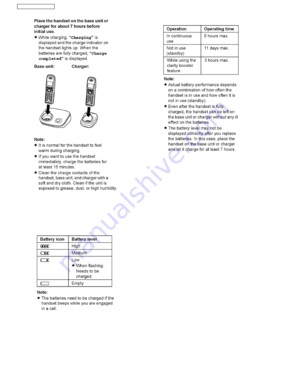 Panasonic KX-TG6313S - Cordless Phone - Pearl Service Manual Download Page 30